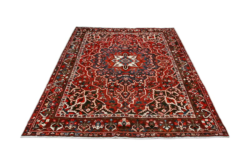 Handknuten Persisk Matta 306x386 cm - Röd/Mörkblå - Textil & mattor - Mattor - Orientaliska mattor