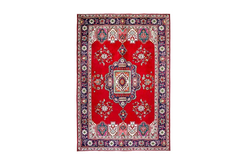 Handknuten Persisk Patchworkmatta 205x301 cm Kelim - Röd/Mörkblå - Textil & mattor - Mattor - Orientaliska mattor