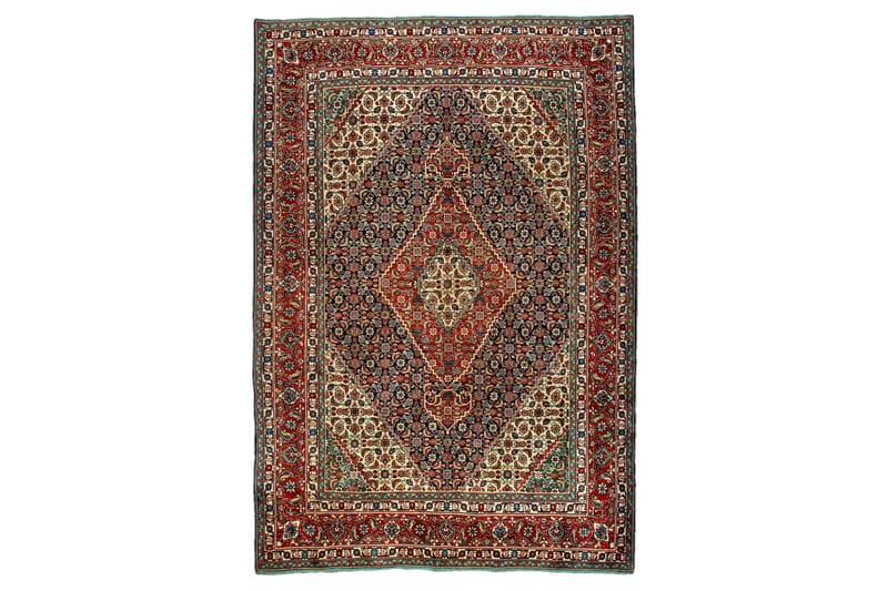 Handknuten Persisk Patinamatta 190x290 cm - Mörkblå/Röd - Textil & mattor - Mattor - Orientaliska mattor