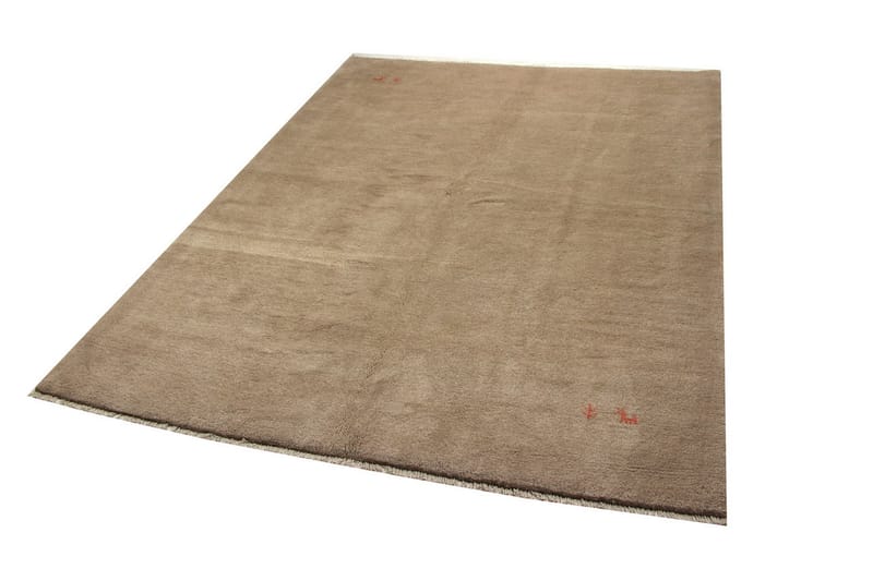 Handknuten Persisk Ullmatta 206x280 cm Gabbeh Shiraz - Mörkbeige - Textil & mattor - Mattor - Orientaliska mattor