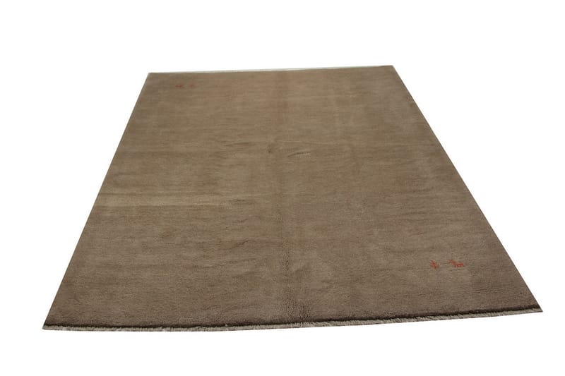 Handknuten Persisk Ullmatta 206x280 cm Gabbeh Shiraz - Mörkbeige - Textil & mattor - Mattor - Orientaliska mattor