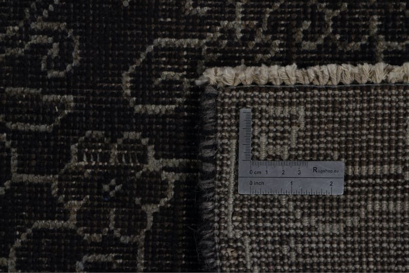 Handknuten Persisk Ullmatta 225x331 cm Vintage - Mörkgrå - Textil & mattor - Mattor - Orientaliska mattor