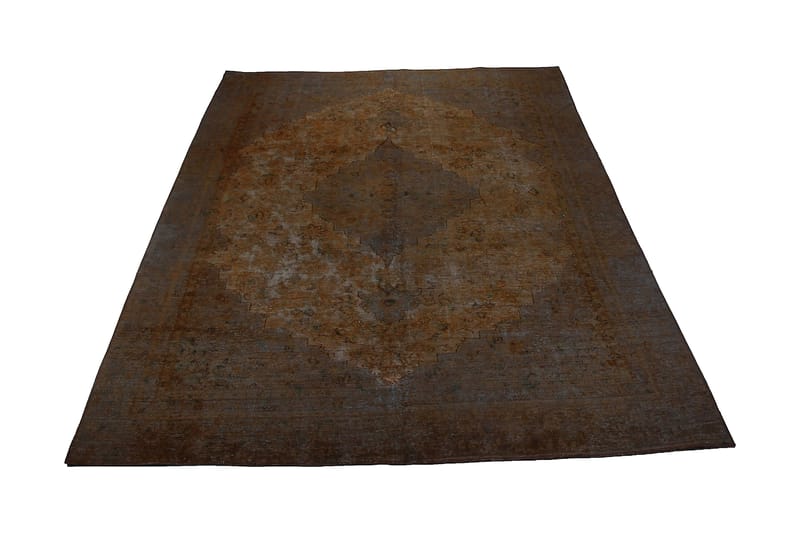 Handknuten Persisk Ullmatta 258x338 cm Vintage - Brun/Blå - Textil - Mattor - Orientaliska mattor