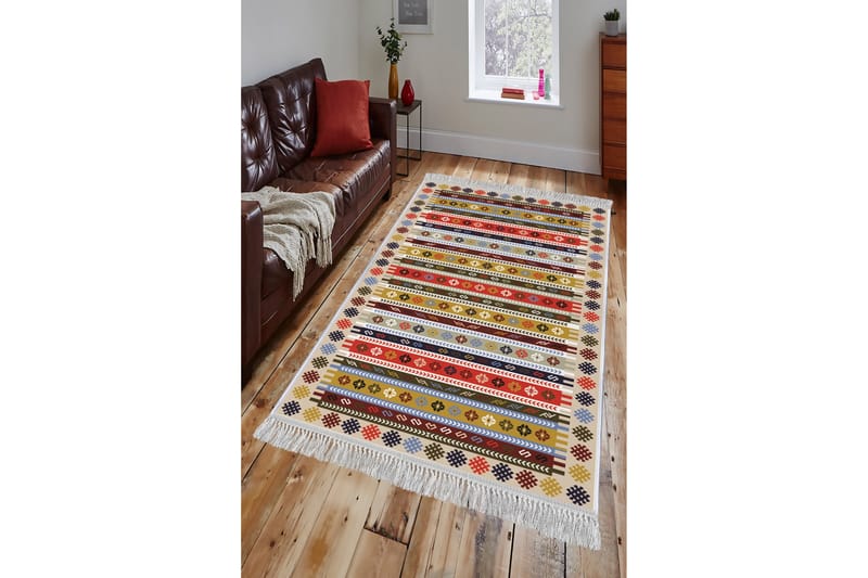Homefesto Matta 80x200 cm - Multifärgad/Sammet - Textil & mattor - Mattor - Orientaliska mattor