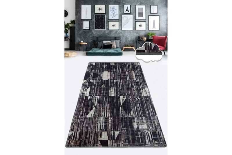 Chilai Matta 80x140 cm - Svart/Vit - Textil & mattor - Mattor - Små mattor