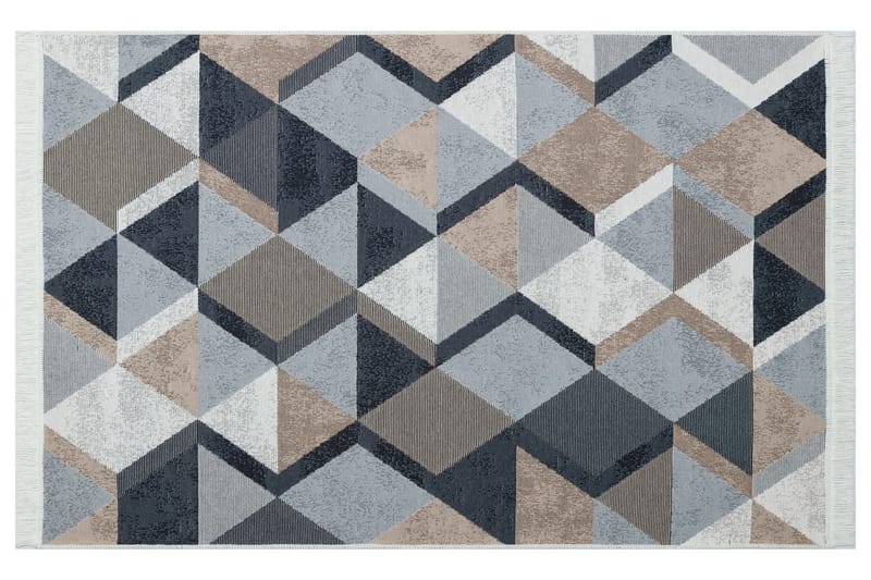 Mihriban Entrematta 80x150 cm - Beige/Svart/Vit/Bomull - Textil & mattor - Mattor - Små mattor