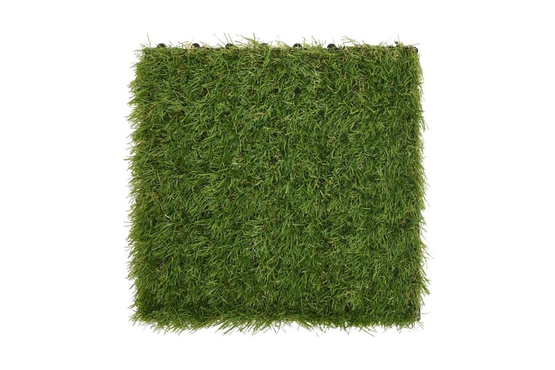Konstgräsplattor 22 st grön 30x30 cm - Grön - Textil & mattor - Mattor - Specialmatta - Nålfiltsmattor & konstgräsmattor