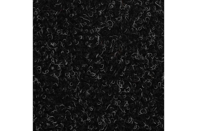 Trappstegsmattor självhäftande 10 st svart 65x21x4 cm brodyr - Svart - Textil & mattor - Mattor - Specialmatta - Trappstegsmattor