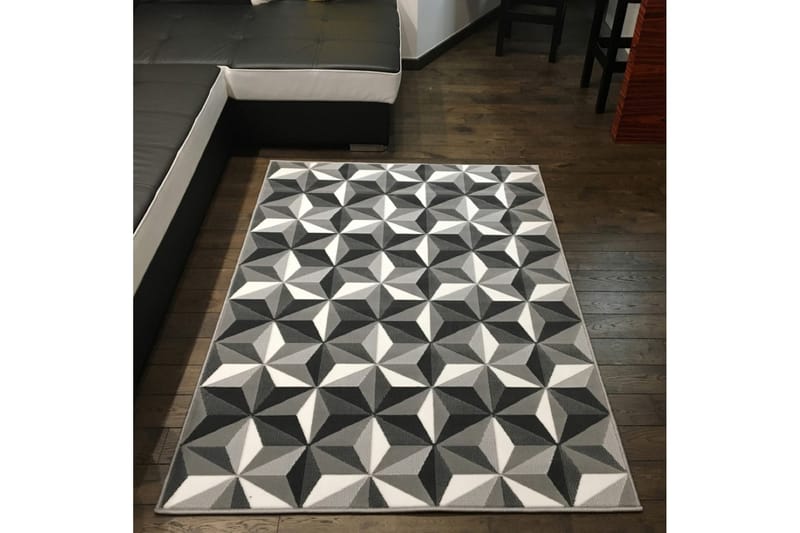 Corinna Matta 160x230 - Svart/Vit - Textil & mattor - Mattor - Flatvävda mattor