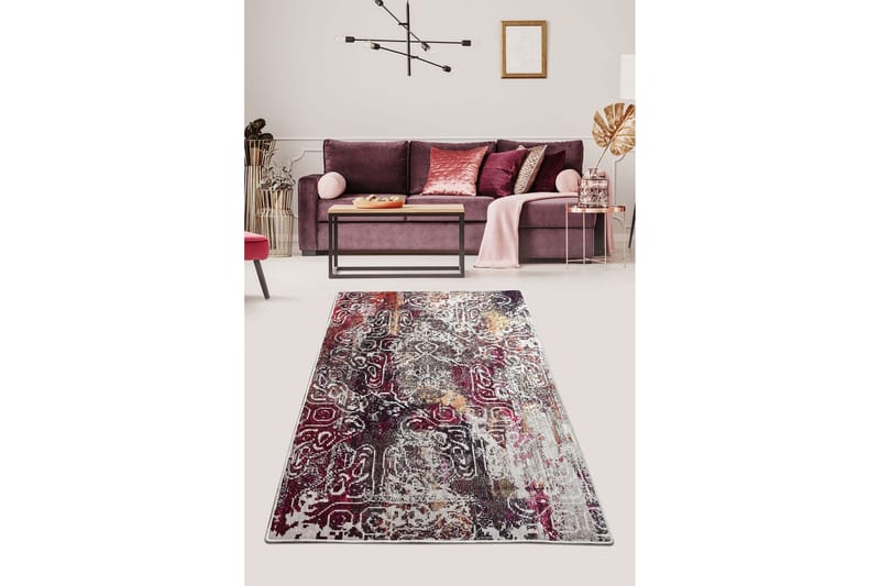 Fabrony Matta 160x230 cm - Flerfärgad/Sammet - Textil - Mattor - Stora mattor