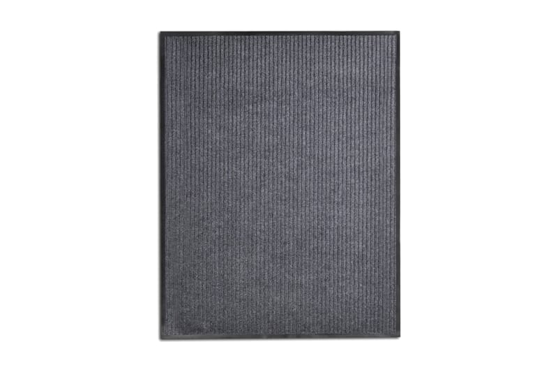 Dörrmatta 4 st PVC grå 90x60 cm - Grå - Textil & mattor - Mattor - Utomhusmattor - Dörrmatta & entrématta