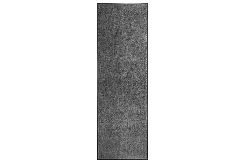 Dörrmatta antracit tvättbar 60x180 cm - Grå - Textil & mattor - Mattor - Utomhusmattor