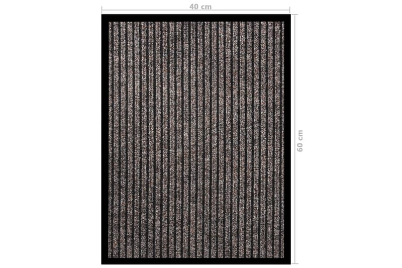 Dörrmatta beigerandig 40x60 cm - Beige - Textil & mattor - Mattor - Utomhusmattor - Dörrmatta & entrématta