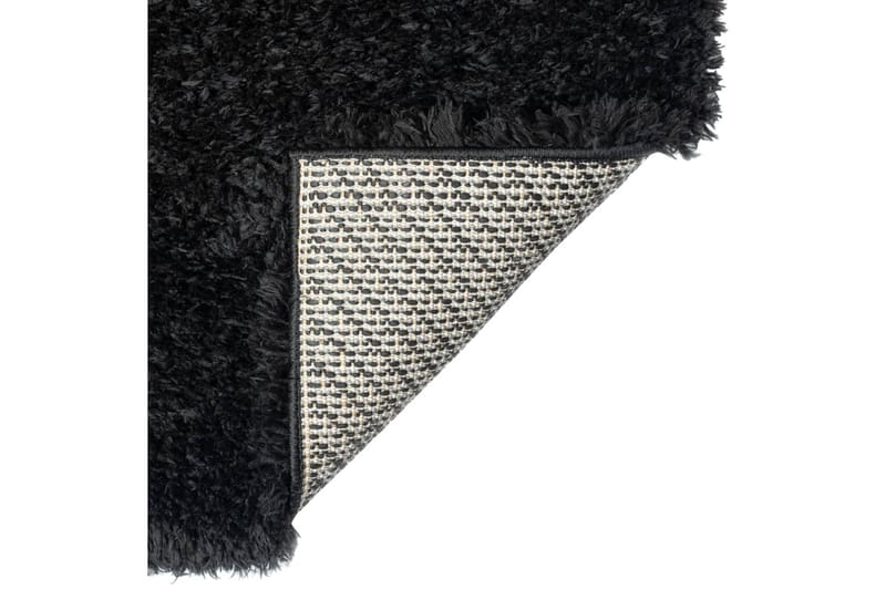 Matta svart 160x230 cm 50 mm - Svart - Textil - Mattor - Utomhusmattor - Plastmattor