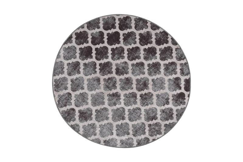 Matta tvättbar Ï†120 cm flerfärgad halkfri - Flerfärgad - Textil - Mattor - Utomhusmattor - Plastmattor
