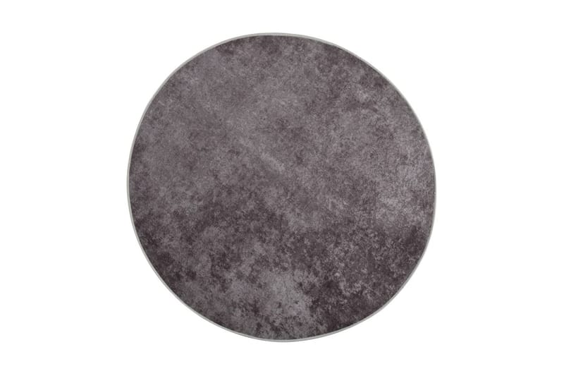 Matta tvättbar Ï†120 cm grå halkfri - Grå - Textil & mattor - Mattor - Utomhusmattor - Plastmattor
