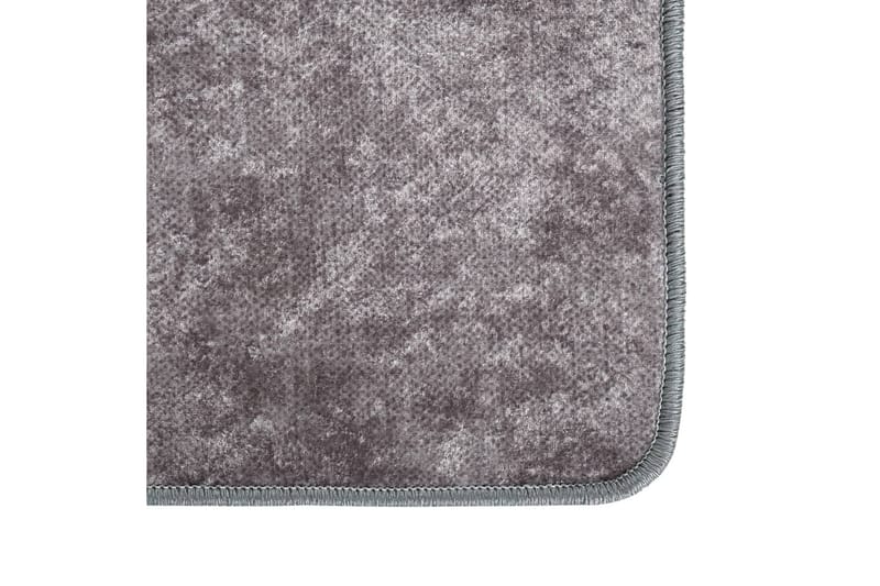 Matta tvättbar 80x300 cm grå halkfri - Grå - Textil & mattor - Mattor - Utomhusmattor - Plastmattor