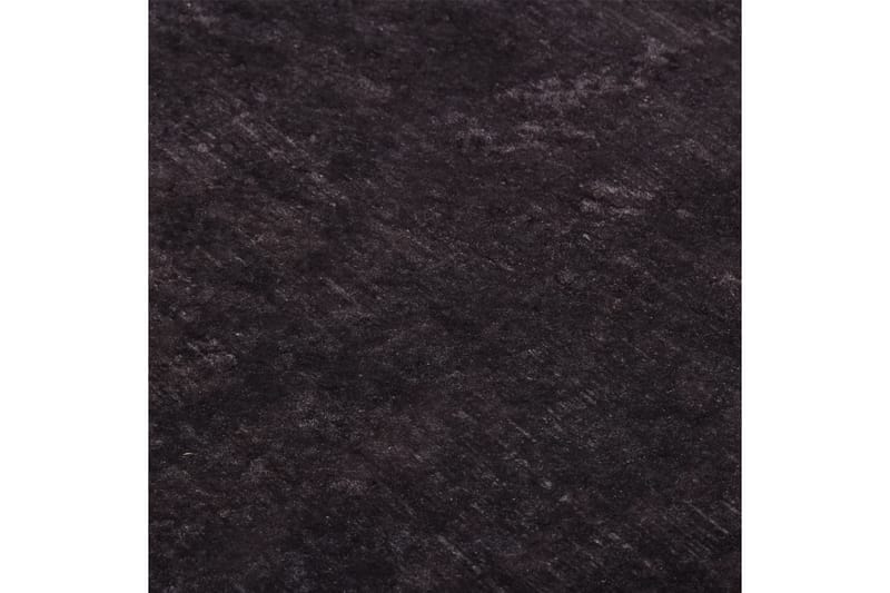 Matta tvättbar 80x300 cm svart och guld halkfri - Flerfärgad - Textil & mattor - Mattor - Utomhusmattor - Plastmattor