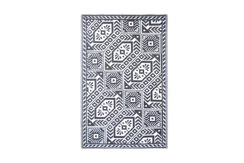 Esschert Design Utomhusmatta 182x122 cm diamant - Svart - Textil & mattor - Mattor - Orientaliska mattor