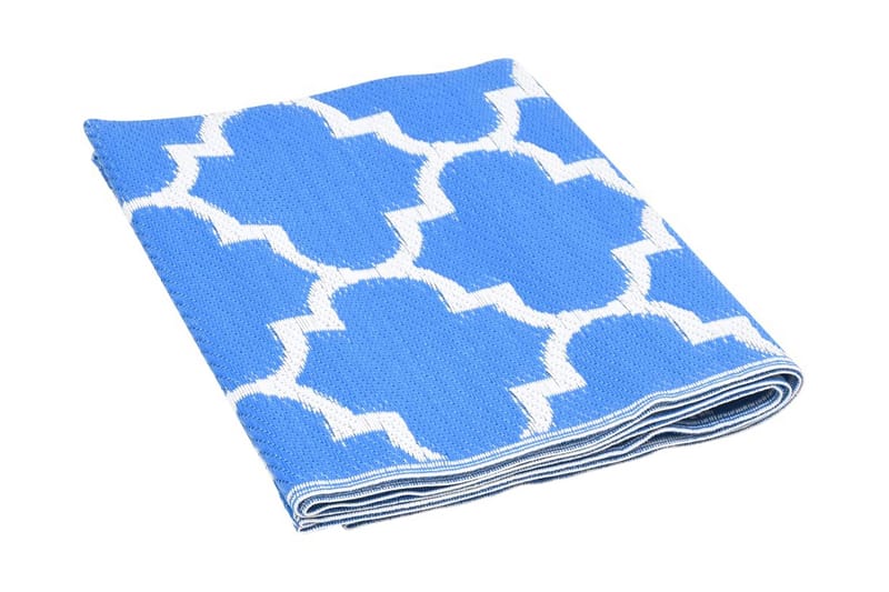 Utomhusmatta blå 120x180 cm PP - Blå - Textil & mattor - Mattor - Utomhusmattor