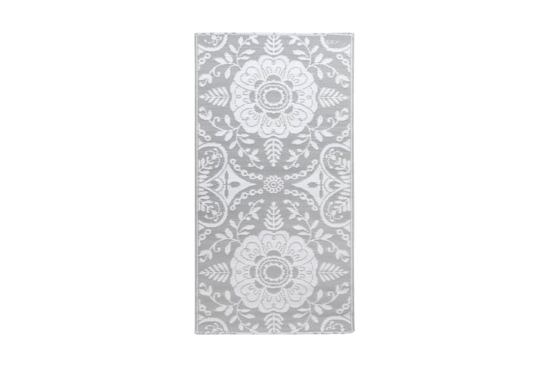 Utomhusmatta ljusgrå 120x180 cm PP - Grå - Textil - Mattor - Utomhusmattor