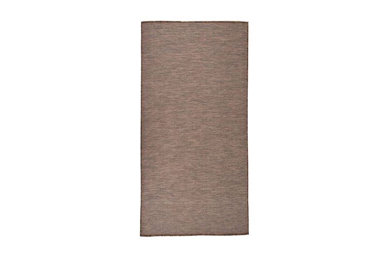 Utomhusmatta plattvävd 100x200 cm brun - Brun - Textil & mattor - Mattor - Utomhusmattor