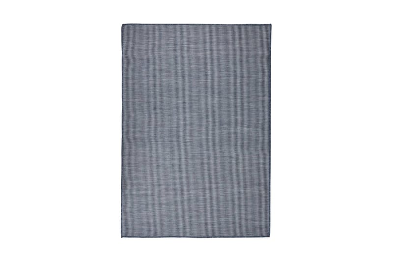 Utomhusmatta plattvävd 160x230 cm blå - Blå - Textil & mattor - Mattor - Utomhusmattor - Balkongmatta & altanmatta