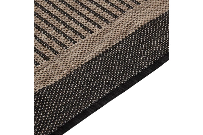 Utomhusmatta plattvävd 200x280 cm mörkbrun - Brun - Textil & mattor - Mattor - Utomhusmattor