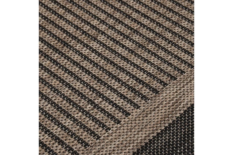 Utomhusmatta plattvävd 200x280 cm mörkbrun - Brun - Textil & mattor - Mattor - Utomhusmattor
