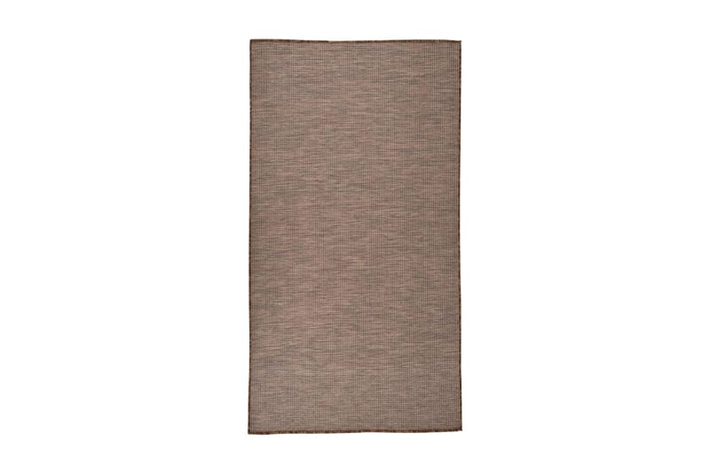 Utomhusmatta plattvävd 80x150 cm brun - Brun - Textil & mattor - Mattor - Utomhusmattor