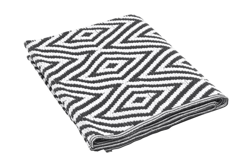 Utomhusmatta svart 140x200 cm PP - Svart - Textil & mattor - Mattor - Utomhusmattor