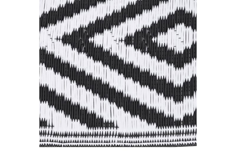 Utomhusmatta svart 140x200 cm PP - Svart - Textil & mattor - Mattor - Utomhusmattor