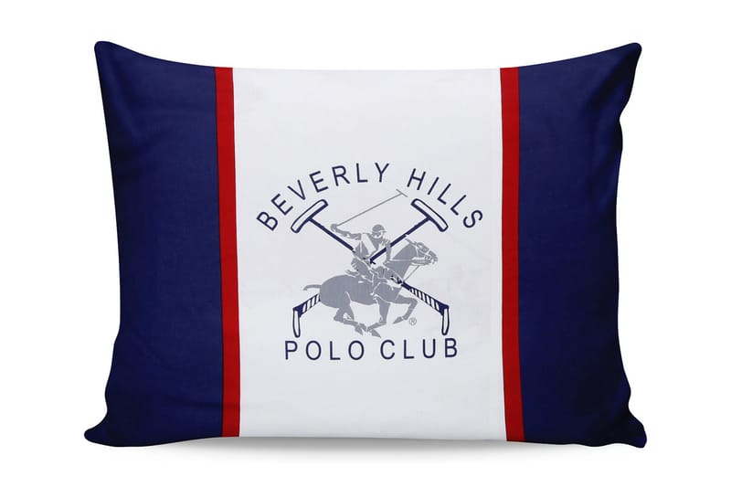 Beverly Hills Polo Club Örngott 50x70 cm 2-pack - Mörkblå/Grå/Vit/Röd - Textil & mattor - Sängkläder - Örngott