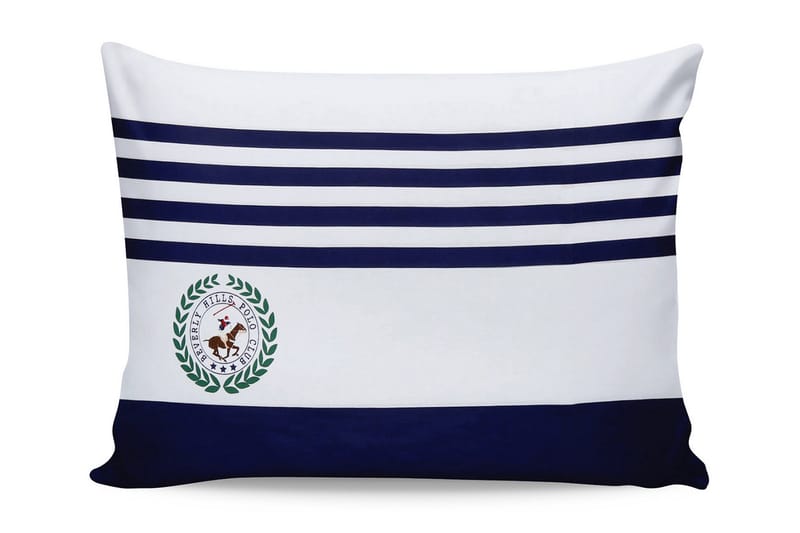 Beverly Hills Polo Club Örngott 50x70 cm 2-pack - Mörkblå/Vit/Grön - Textil & mattor - Sängkläder - Örngott