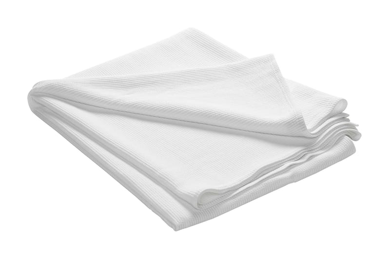 Överkast Stonewashed 180x260 cm Stripes vit - Textil - Sängkläder - Överkast