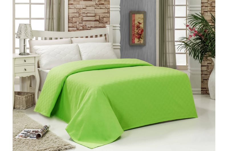 Bella Carine by Esil Home Överkast 200x240 cm - Grön - Textil & mattor - Sängkläder - Överkast
