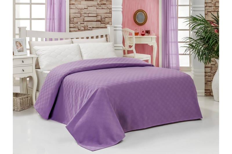 Bella Carine by Esil Home Överkast 200x240 cm - Mörklila - Textil & mattor - Sängkläder - Överkast - Överkast dubbelsäng