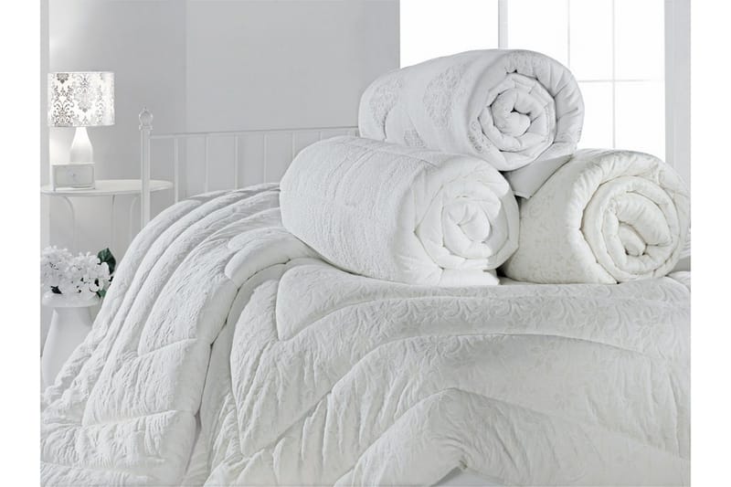 Cotton Box Överkast 195x215 cm - Vit - Textil - Sängkläder - Bäddset & påslakanset - Påslakanset dubbelsäng