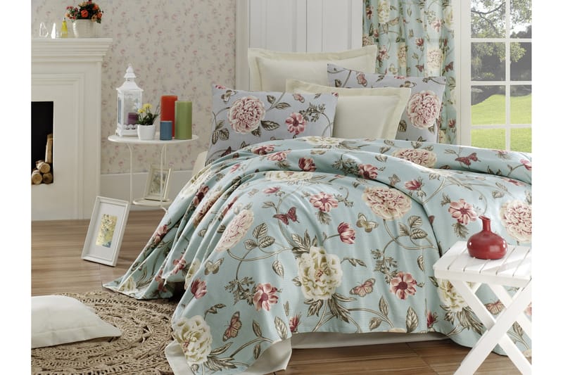 EnLora Home Överkast 200x235 cm - Mint - Textil & mattor - Sängkläder - Överkast - Överkast dubbelsäng