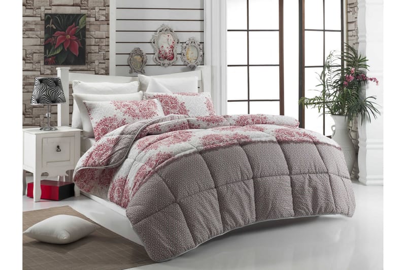 Eponj Home Överkast Dubbelt 195x215 cm - Rosa/Sand/Beige - Textil & mattor - Sängkläder - Överkast