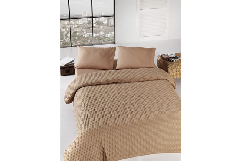 Eponj Home Överkast Dubbelt 200x240 cm - Brun - Textil & mattor - Sängkläder - Överkast - Överkast dubbelsäng
