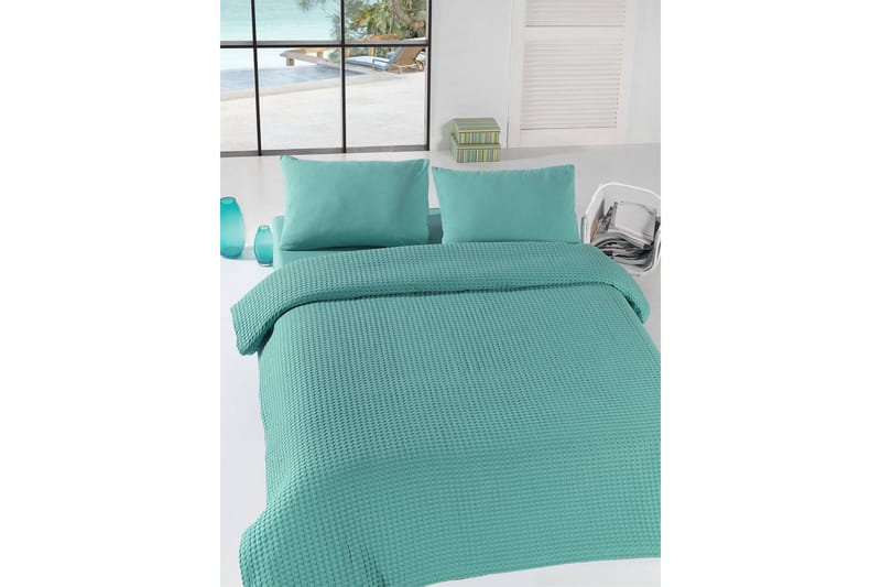 Eponj Home Överkast Enkelt 160x235 cm - Turkos - Textil & mattor - Sängkläder - Överkast - Överkast dubbelsäng
