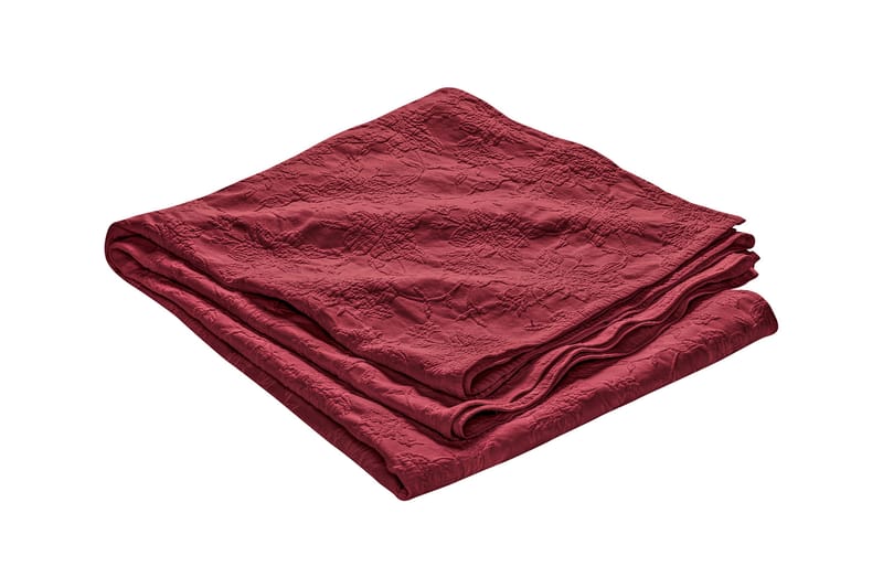 ETOL Mariotti Överkast 260x260 Stentvättad - Mönstrad Bordeaux - Textil & mattor - Sängkläder - Överkast - Överkast dubbelsäng