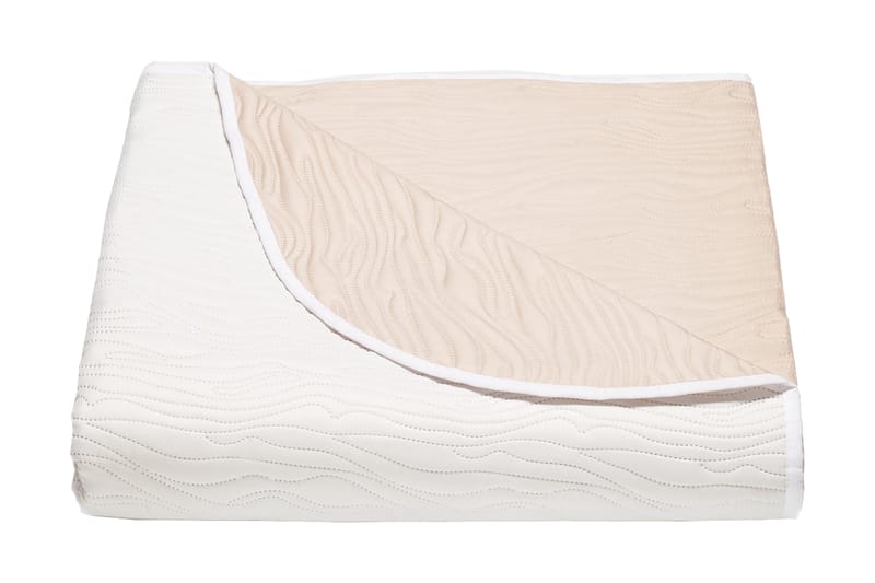 Joonas Överkast 260x210 cm - Vit/Beige - Textil & mattor - Sängkläder - Överkast