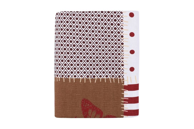 Victoria Överkast Dubbelt 200x230 cm - Röd/Creme/Multi - Textil - Sängkläder - Överkast - Överkast dubbelsäng