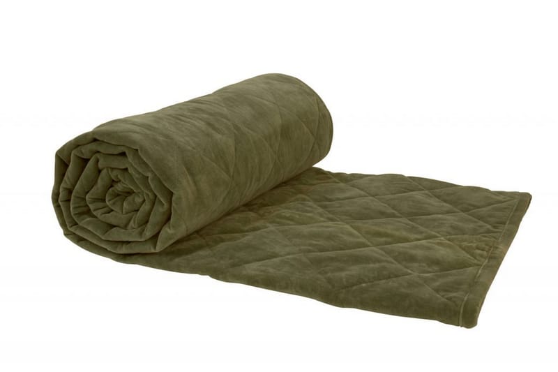 Emile Överkast - Olivgrön/Sammet - Textil & mattor - Sängkläder - Överkast