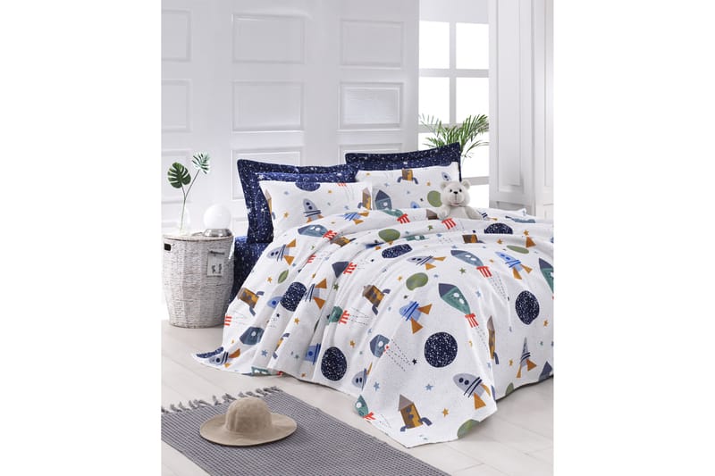 EnLora Home Överkast - Blå - Textil & mattor - Sängkläder - Överkast