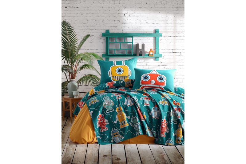 EnLora Home Överkast - Grön - Textil & mattor - Sängkläder - Överkast