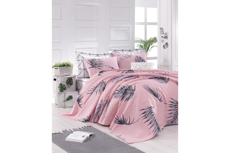 EnLora Home Överkast - Rosa - Textil & mattor - Sängkläder - Överkast - Överkast enkelsäng