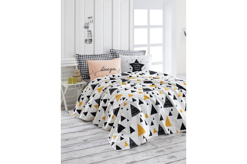 EnLora Home Överkast - Svart - Textil & mattor - Sängkläder - Överkast